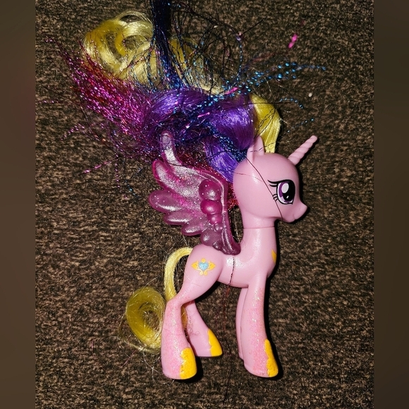 My Little Pony Other - My Little Pony 2016 G4 Princess Cadance Brushable Tinsel Hair Glitter Legs Toy